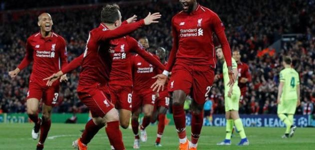 ليفربول يصنع التاريخ بعد فوز ساحق على برشلونه