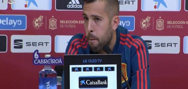 جوردي البا سيغيب عن برشلونه بسبب الاصابه