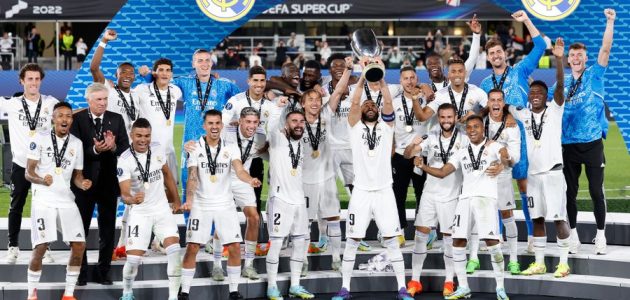 كم سيحصل ريال مدريد بعد فوزه بالسوبر الأوروبي